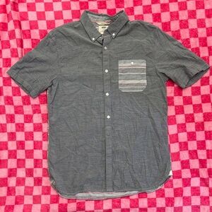 Vans Charcoal Button-Down Men's Shirt